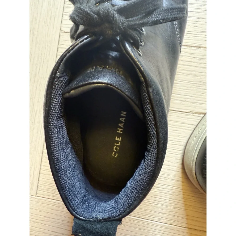 Cole Haan Vartan 2.0 Grand OS Men's Leather‎ Chukka Ankle Boots Shoes Black 10 M